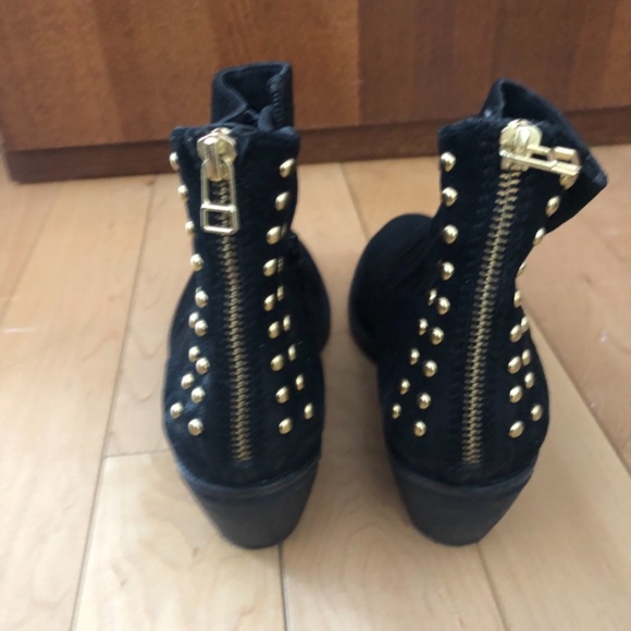 Hibou Suede studded booties - Picture 5 of 7